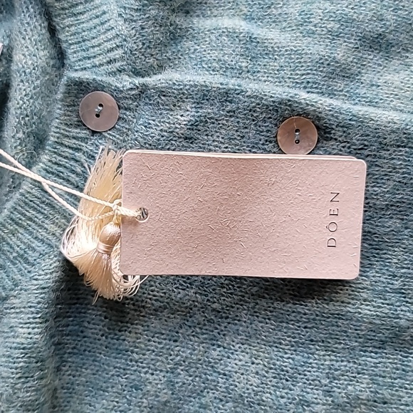 Doen Petra Cardigan - Bleu Menthe - L - Picture 5 of 11